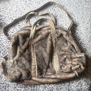 Cynthia Rowley Faux Fur Duffle Bag